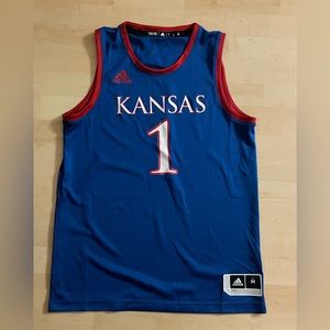 Adidas Kansas men’s medium basketball jersey